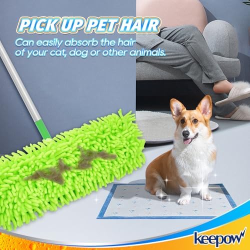 KEEPOW Reusable XL Mop Pads for Swiffer Sweeper