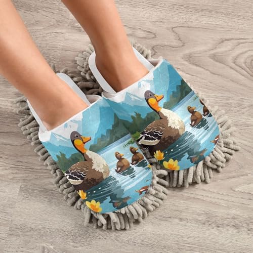 Clearwater Microfiber Mop Slippers - Soft Eco-Friendly Easy to Clean