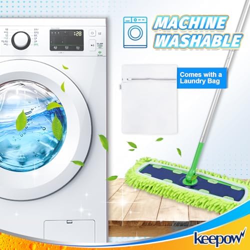 KEEPOW Reusable XL Mop Pads for Swiffer Sweeper