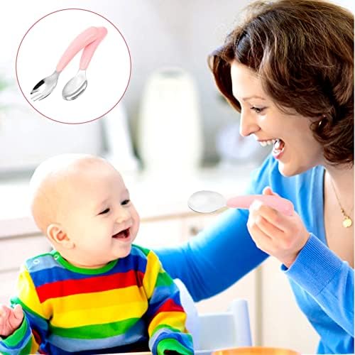 Hemoton Safe Flatware Set for Babies and Kids