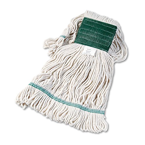 Boardwalk BWK502WHEA Premium 5-inch CottonSynthetic Fiber Wet Mop Head