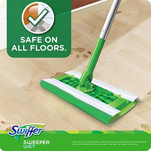 Swiffer Sweeper Wet Mopping Pad - 12 Count White Refill