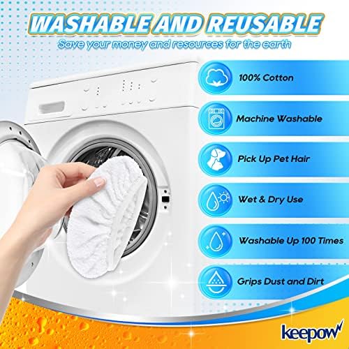 Reusable Swiffer Pads 100 Cotton 10 Pack
