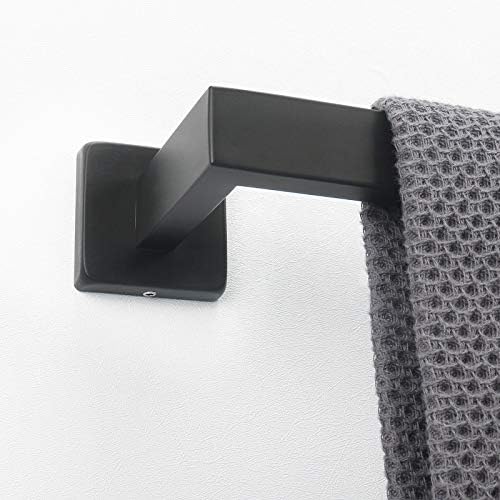 NearMoon 27-inch Stainless Steel Towel Bar Matte Black