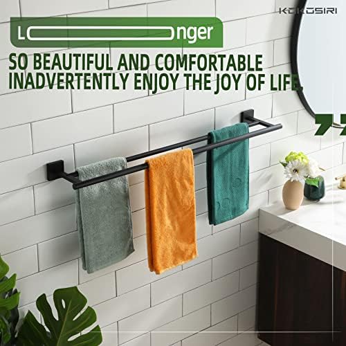 Sturdy Matte 32-Inch Towel Rail