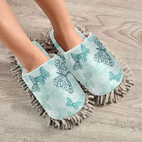 Kigai Microfiber Mop Slipper Washable Floor Cleaner for MenWomen