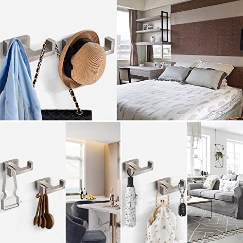 Rust-Proof Towel Hook Set for Bathroom 2-Pack