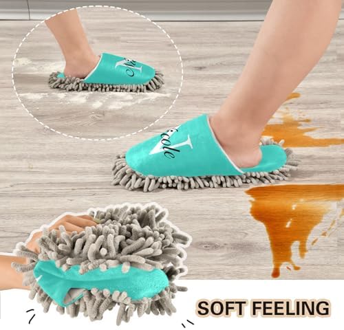 Bamboo H_TRIGGER Custom Mop Slippers menswomens microfiber washable soft comfortablemulti