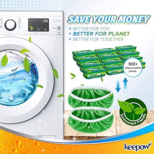 Reusable Mop Pads for Swiffer Sweeper Mop 66 Pack