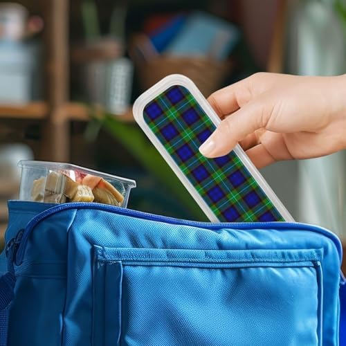 Modern Tartan Kids Utensil Set