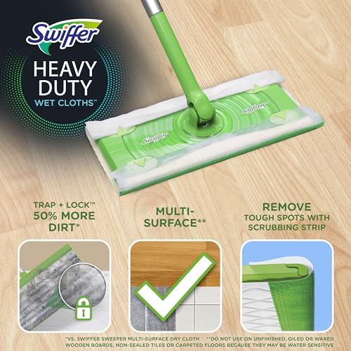 Swiffer 1899954 Refill Pad - 10x8 inch Wet Mop