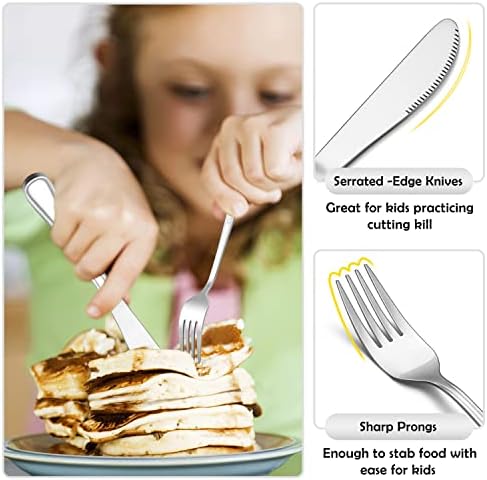 E-far Kids Silverware Set Perfectly Safe Durable