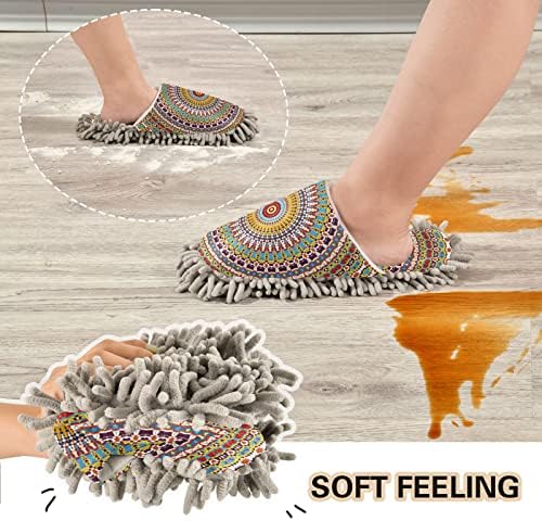 Kigai Microfiber Art Mandala Slippers