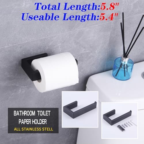 GERZWY 2-Piece Stainless Steel Bathroom Holder Set
