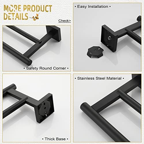 Sturdy Matte 32-Inch Towel Rail