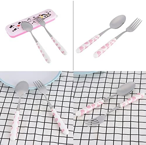 Stainless Steel Children Silverware Set with Storage Box