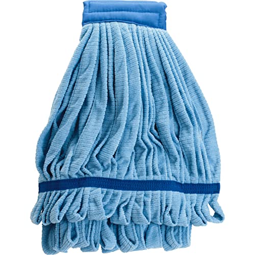 Genuine Joe 40Microfiber Wet Mop Head Durable Effortless