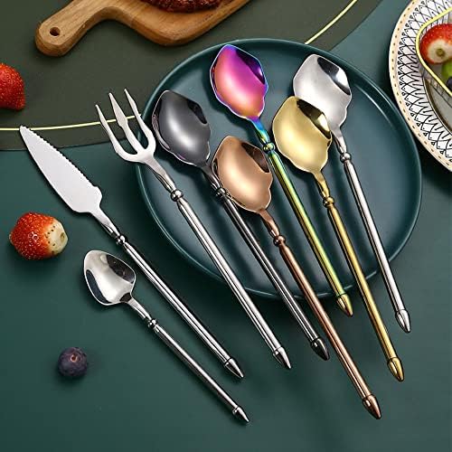 Rainbow Design Stainless Steel Flatware Set for 4