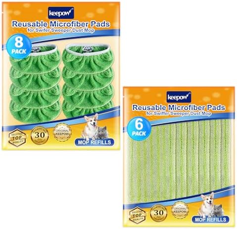 Perfect Swiffer Sweeper Mop Pads Reusable Wet Dry Mopping Cloths