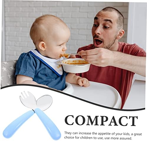 CHILDWEET Adorable Fork Spoon Set for Baby