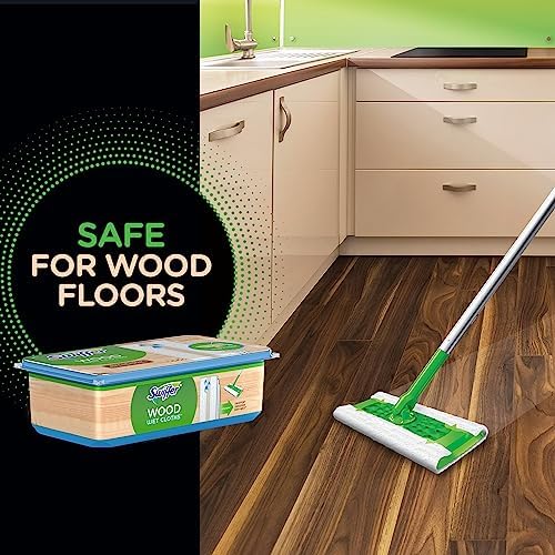 Swiffer Sweeper Wet Wood Floor Mopping cloths 20 count Pack of 2