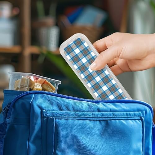 Royal Stewart Muted Blue Tartan Kids Flatware Set