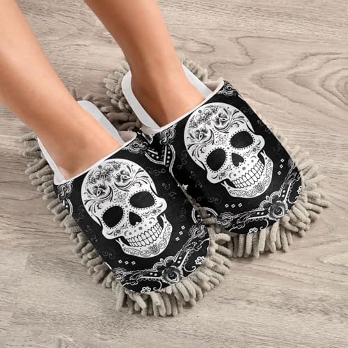 Running Bear Retro Mop Slippers