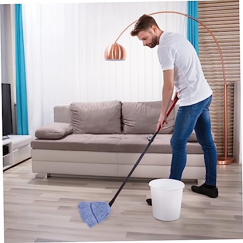 SOESFOUFU 1PC Blue Cotton Mop Cloth - Effective Cleaning for Daily Use