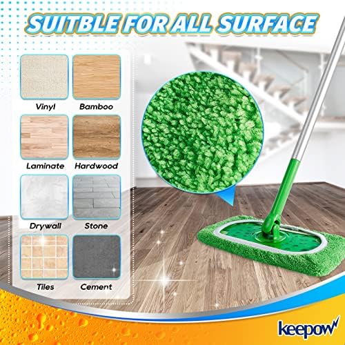 Reusable Wet Pads for Swiffer Moped Easy Hard Floor Cleaning