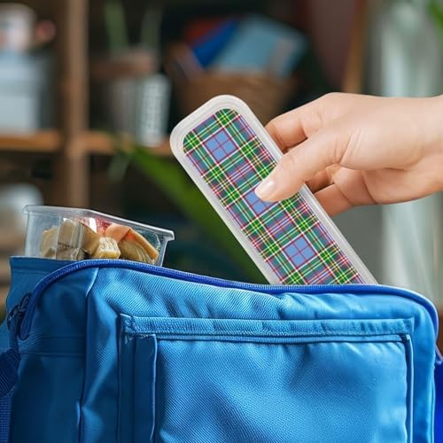 Royal Stewart Isle of Man Tartan Kids Stainless Steel Utensil Set