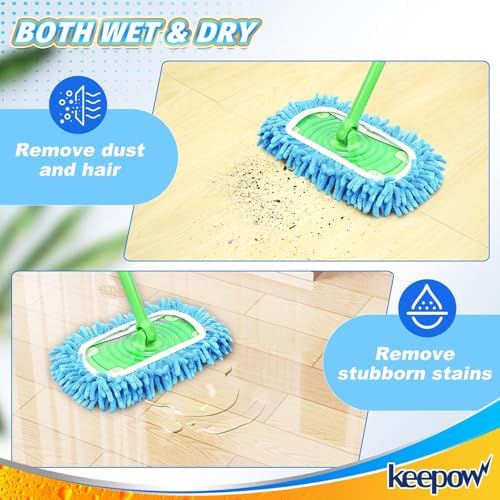 Compact Reusable Wet Pad Compatible with Swiffer Sweeper Mop