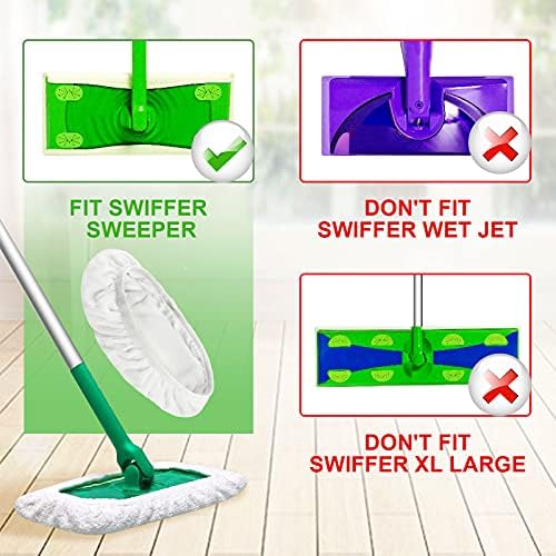 KEEPOW 14-Pack Reusable Swiffer Mop Pads