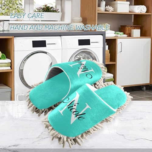 Bamboo H_TRIGGER Custom Mop Slippers menswomens microfiber washable soft comfortablemulti