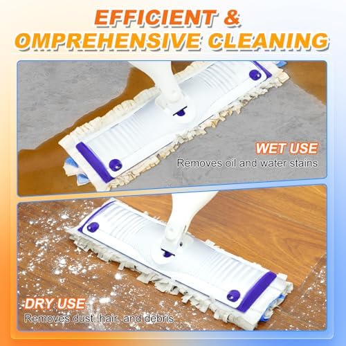 10 Pack Disposable Mopping Pad Refills for Swiffer PowerMop