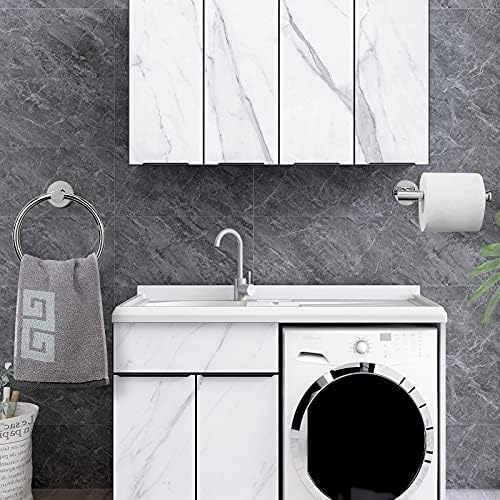 Sturdy Towel Toilet Paper Holder - Chrome Stainless Steel