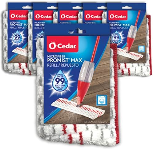 O-Cedar ProMist MAX Washable Mop Refill Pack of 6