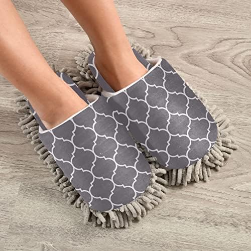 Xigua Microfiber Cleaning Slippers Gray M 1
