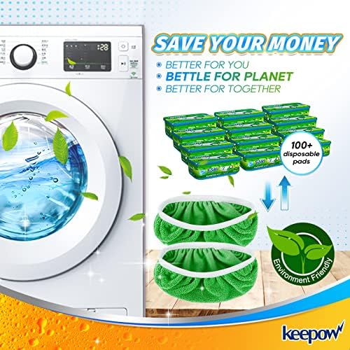 Reusable Wet Pads for Swiffer Moped Easy Hard Floor Cleaning