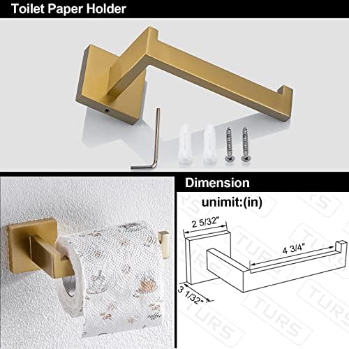 Premium 5-Piece Bathroom Towel Bar Set