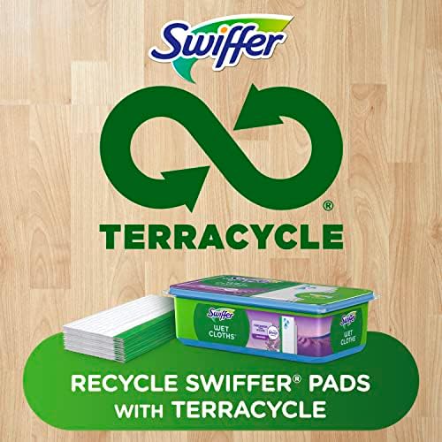 Swiffer Sweeper Wet Mopping Cloth Multiple Surfaces Reusable Lavender Scent