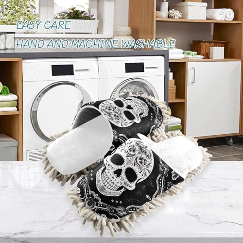 Running Bear Retro Mop Slippers