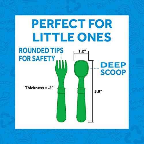 Perfect Toddler Forks and Spoons Set for Ages 1