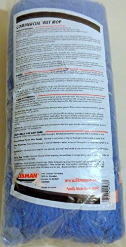 Libman 24Oz Blended Wet Mop Quick-Dry Design