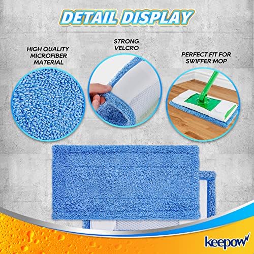 Reusable Swiffer Mop Pad 125 Microfiber Refill