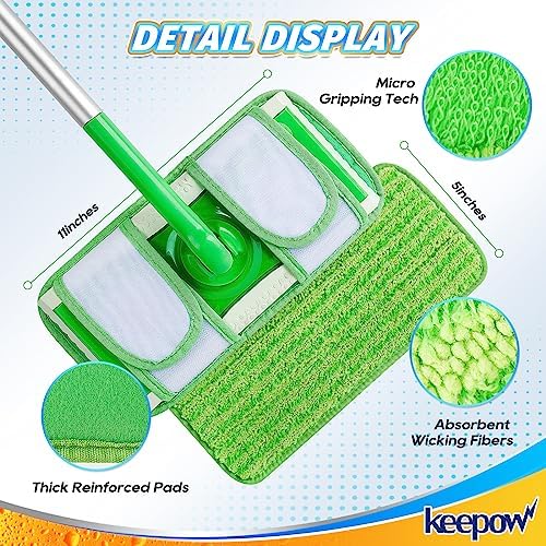 Reusable Microfiber Mop Cloth for Swiffer Sweeper
