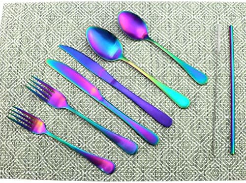Sturdy Silverware Set with 24 Pieces for Everyday Use