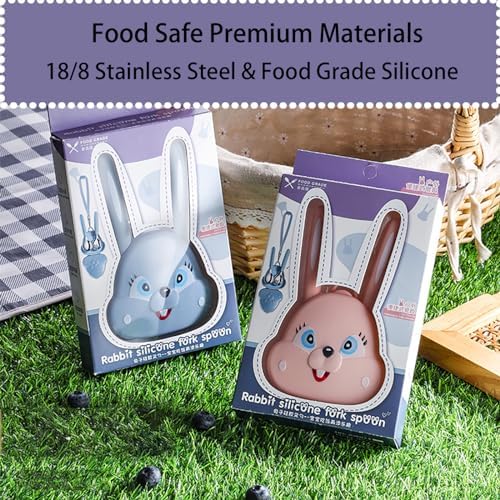 Bunny Travel Utensils Set for Toddlers