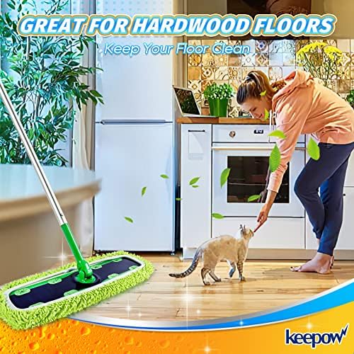 KEEPOW Reusable XL Mop Pads for Swiffer XL 1