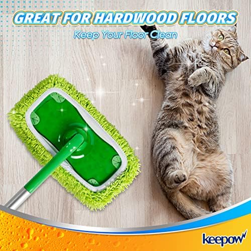 KEEPOW Dry Wet Mopping Cloths for Swiffer Set of 9