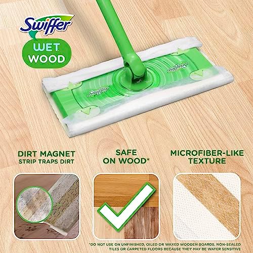 Swiffer Sweeper Wet Wood Floor Mopping cloths 20 count Pack of 2
